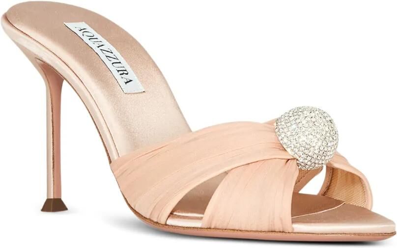 Aquazzura Mystery muiltjes 85 Roze - Foto 5
