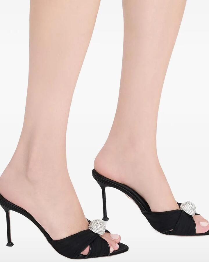 Aquazzura Mystery muiltjes Zwart