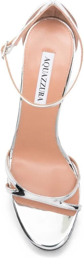Aquazzura Nuda sandalen 85 Zilver - Foto 4