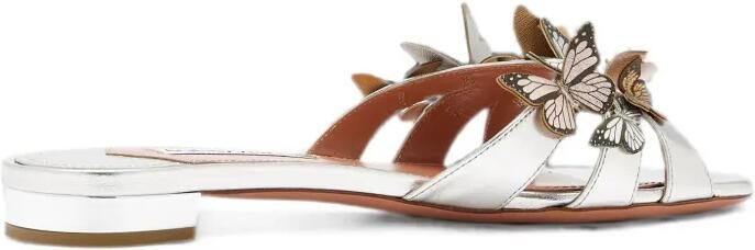 Aquazzura Papillon sandalen verfraaid met vlinder Zilver - Foto 4