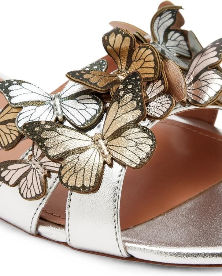 Aquazzura Papillon sandalen verfraaid met vlinder Zilver - Foto 2