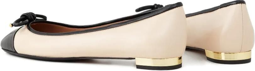 Aquazzura Parisina ballerina's met ronde neus en strik Beige - Foto 5
