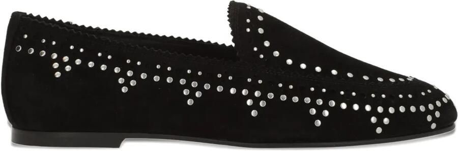 Aquazzura Platte schoenen met studs Zwart