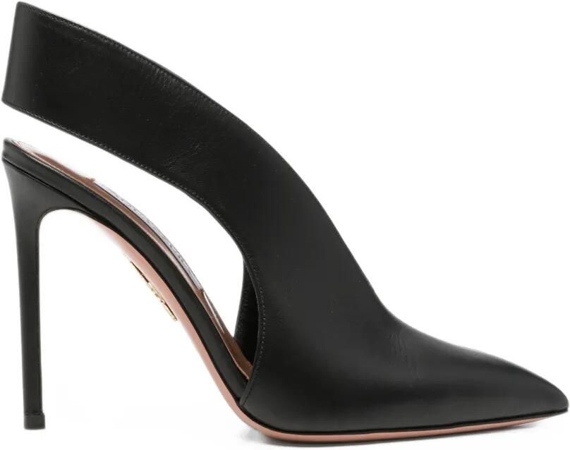 Aquazzura Slingback pumps met puntige neus Zwart