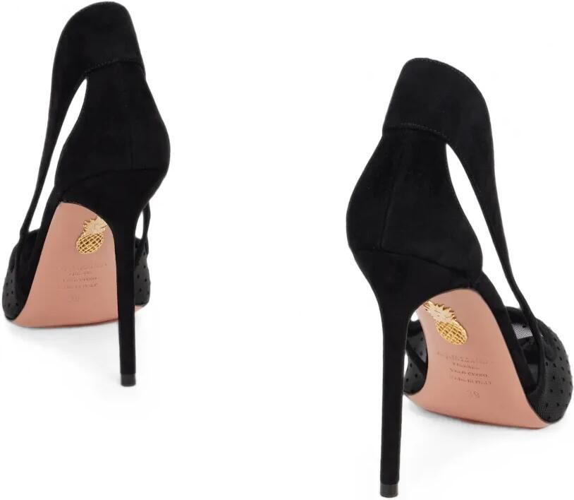 Aquazzura Pumps met open neus Zwart