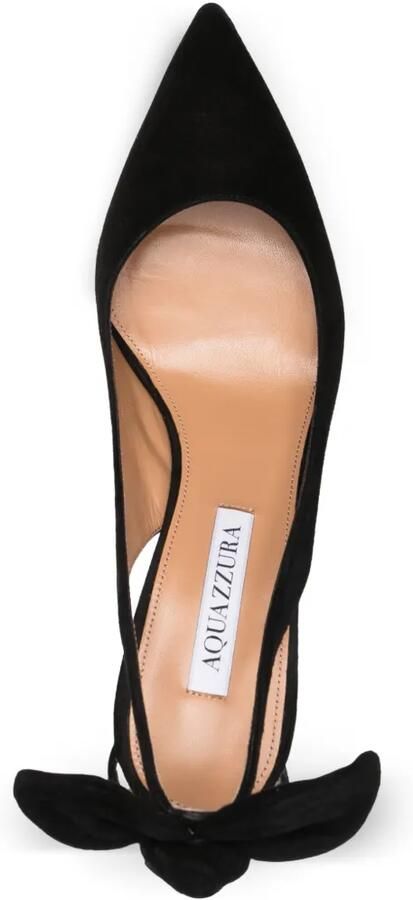 Aquazzura Bow Tie pumps 85 Zwart - Foto 4