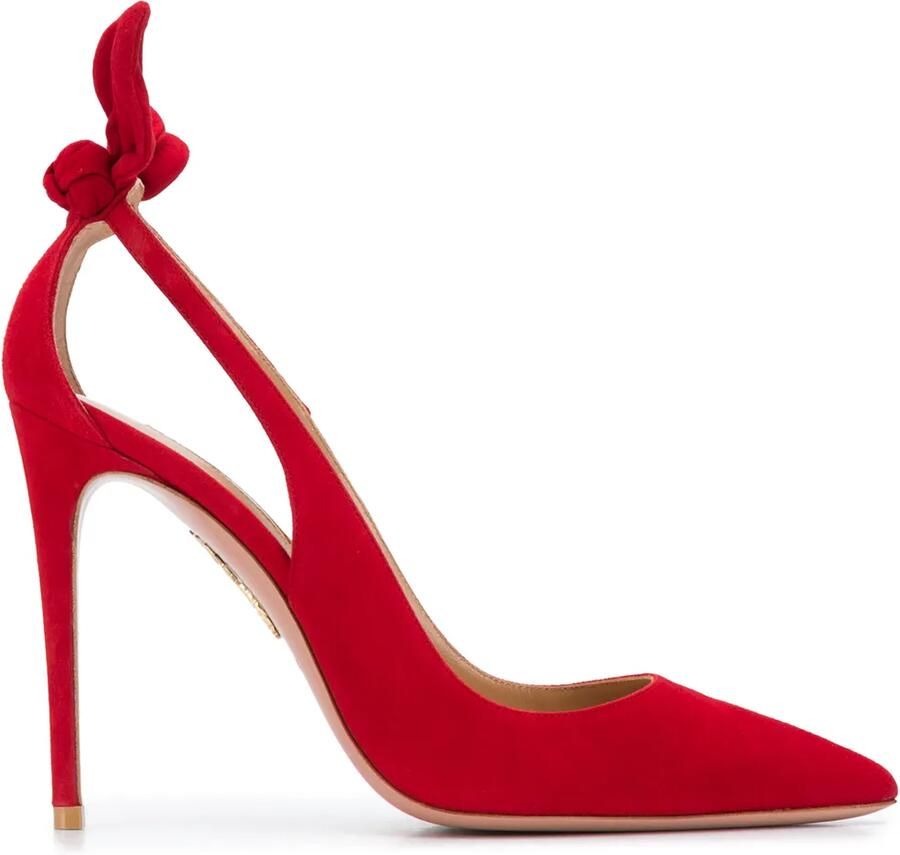 Aquazzura Pumps met strikje Rood