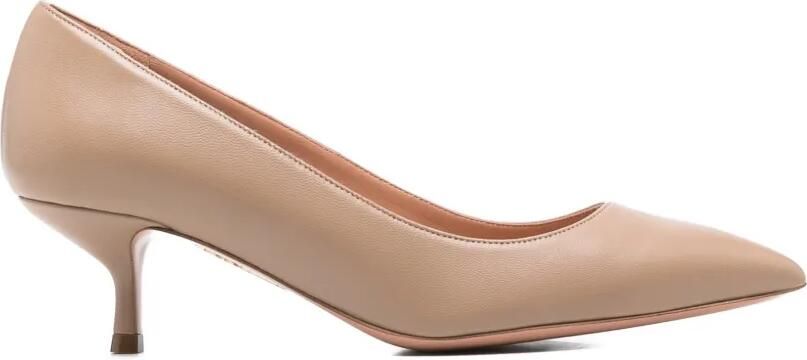 Aquazzura Purist pumps met puntige neus Beige