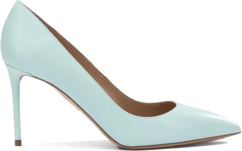 Aquazzura Purist pumps met puntige neus Blauw