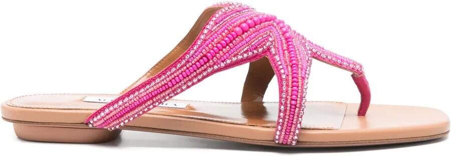 Aquazzura Reef Star sandalen Roze