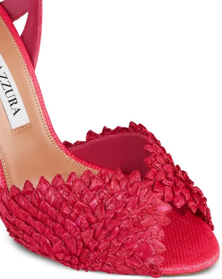Aquazzura Rio Flirt sandalen 105 Roze - Foto 4