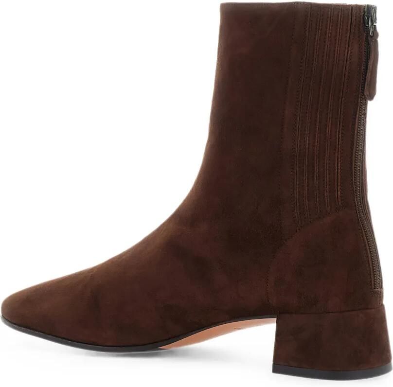 Aquazzura Saint Honore enkellaarzen met amandelvormige neus Bruin - Foto 2