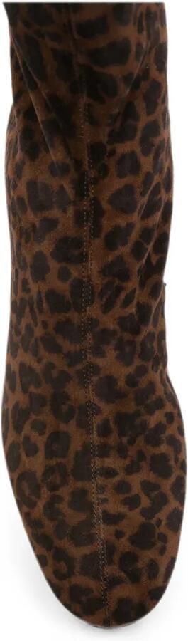 Aquazzura Saint Honoré enkellaarzen met luipaard-print Bruin - Foto 3