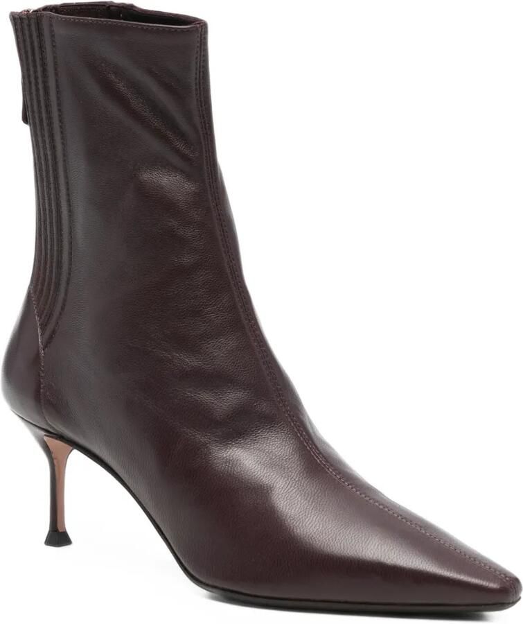 Aquazzura Saint Honoré leather ankle boots Paars - Foto 2