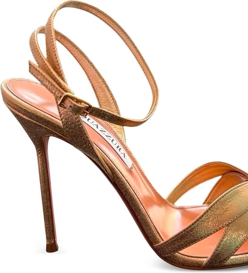 Aquazzura Sandalen met enkelbandjes Goud - Foto 2