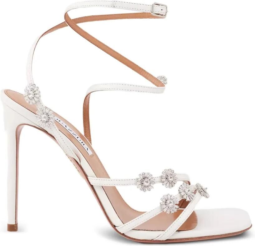 Aquazzura Sandalen met open neus Wit