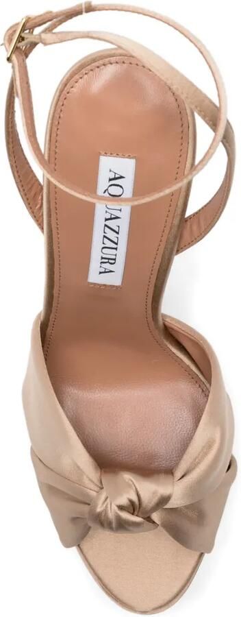 Aquazzura Sandalen met plateauzool Beige - Foto 3
