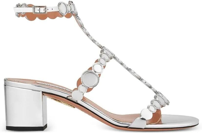 Aquazzura Sandalen verfraaid met kralen Zilver