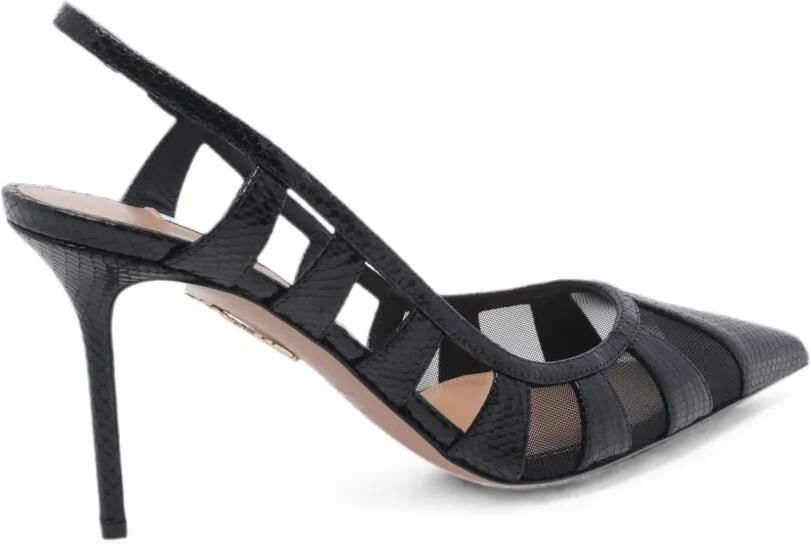 Aquazzura Screen pumps met mesh vlakken Wit - Foto 4