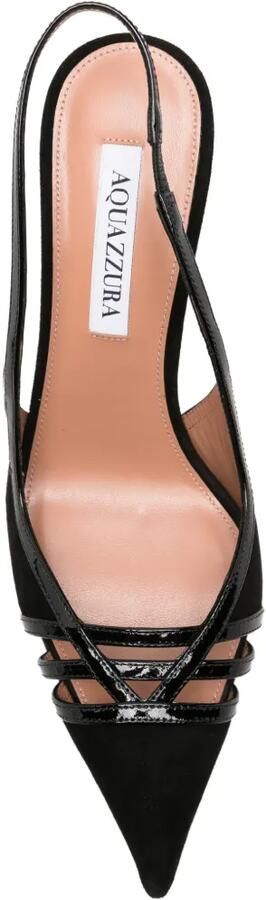 Aquazzura Slingback pumps met bandjes Zwart - Foto 4