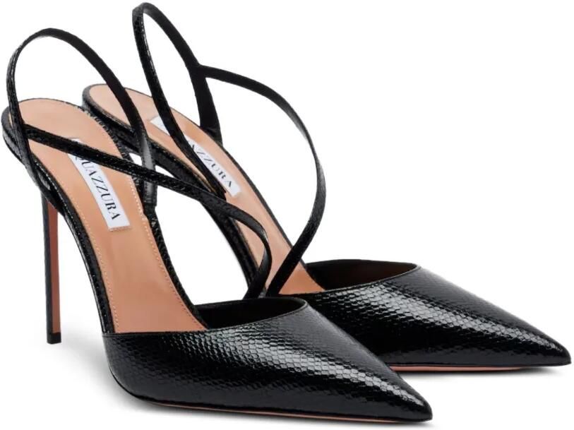 Aquazzura Slingback pumps Zwart - Foto 4