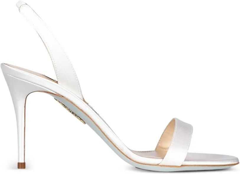 Aquazzura So Nude 85 sandalen Wit