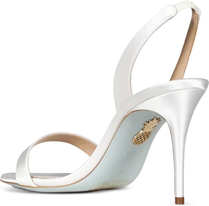 Aquazzura So Nude 85 sandalen Wit - Foto 2