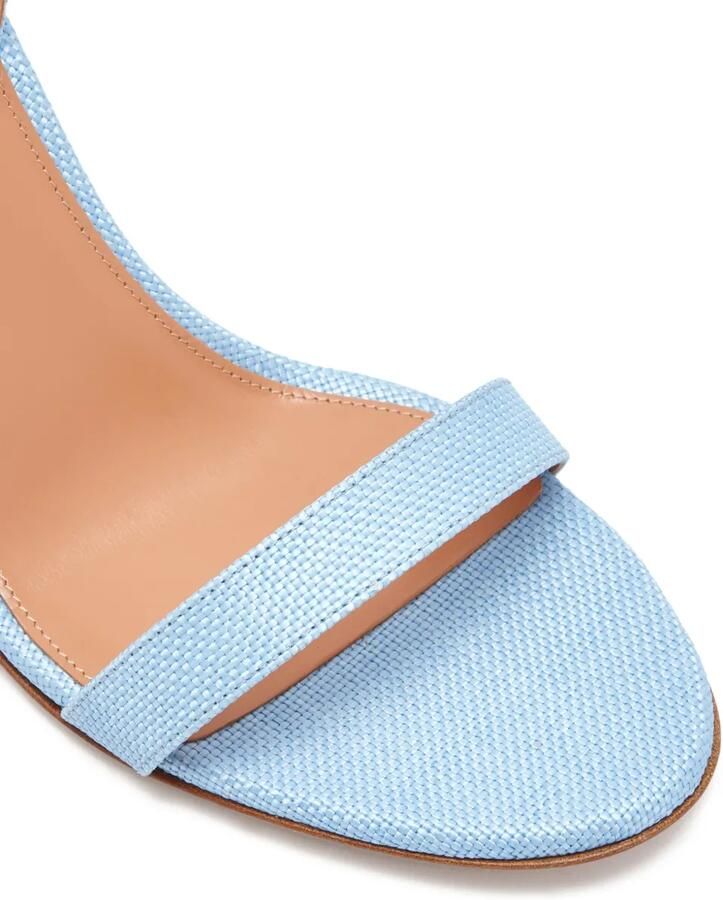 Aquazzura So Nude slingback sandalen Blauw - Foto 2
