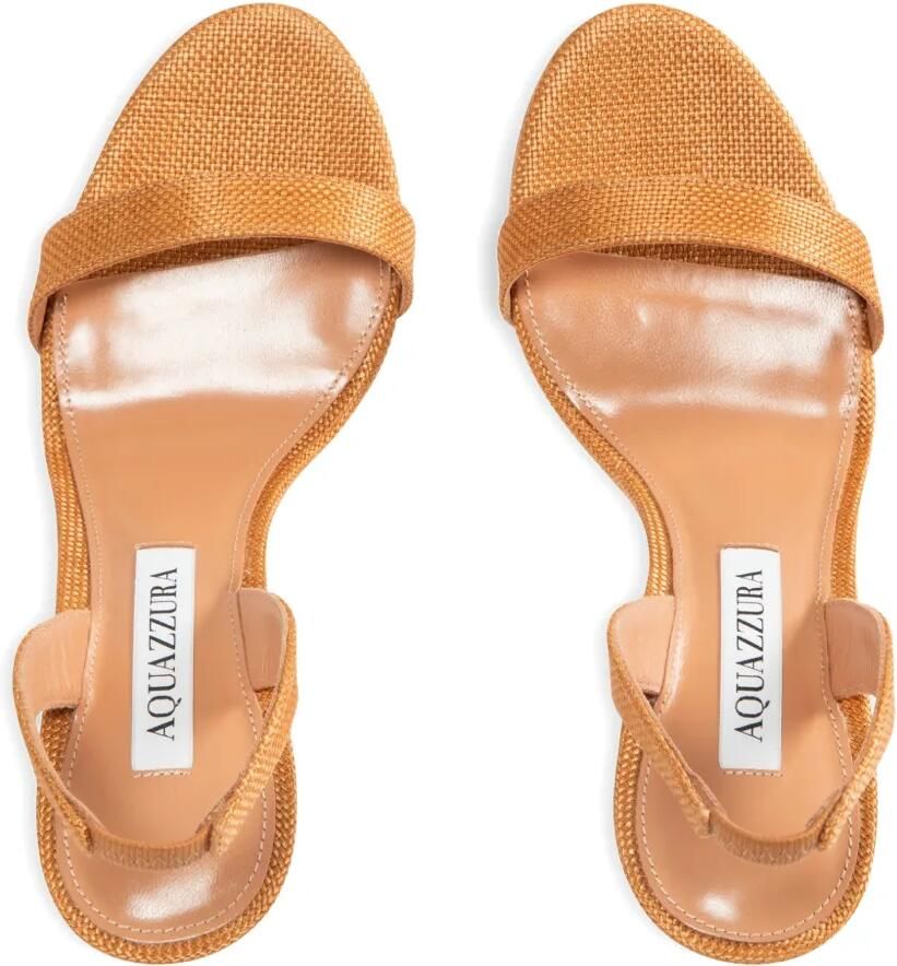 Aquazzura So Nude slingback sandalen Bruin - Foto 2