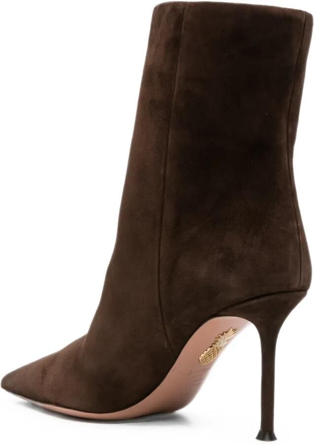 Aquazzura Suède laarzen Bruin - Foto 2