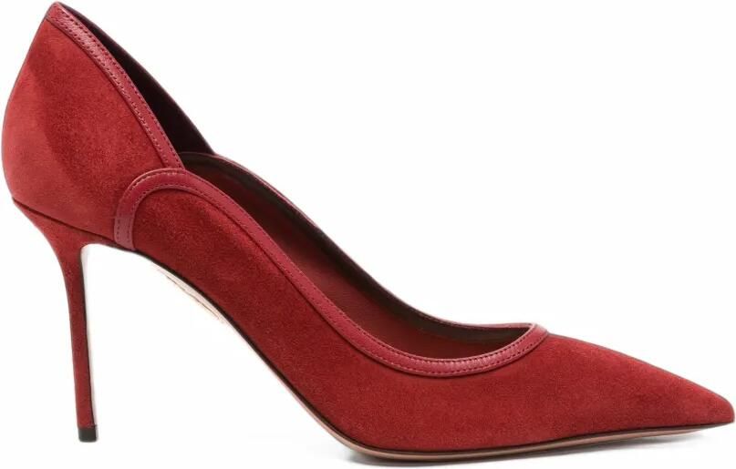 Aquazzura Pumps met puntige neus Rood