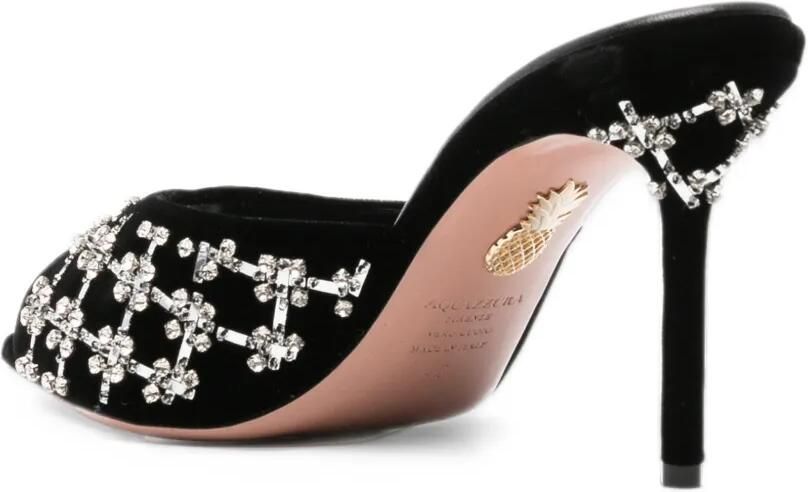Aquazzura Sugar mule sandals Zwart - Foto 2