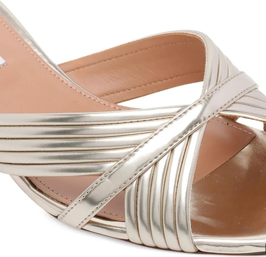 Aquazzura Sundance sandalen met ronde neus Goud - Foto 2