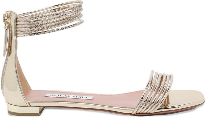 Aquazzura Sway sandalen Goud