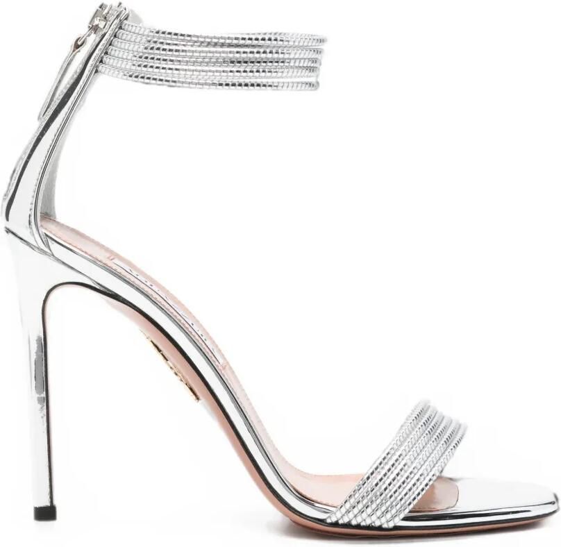 Aquazzura Sway sandalen met meerdere bandjes Zilver