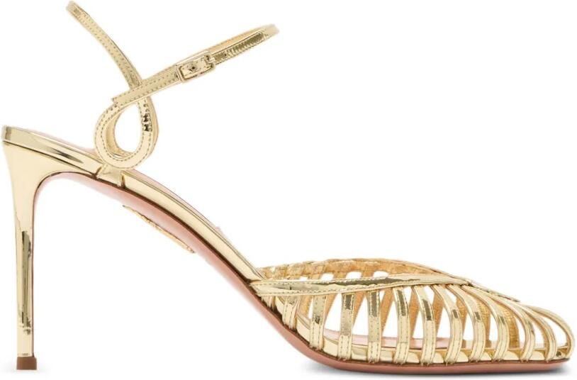 Aquazzura Sweet Surrender pumps 85 Goud