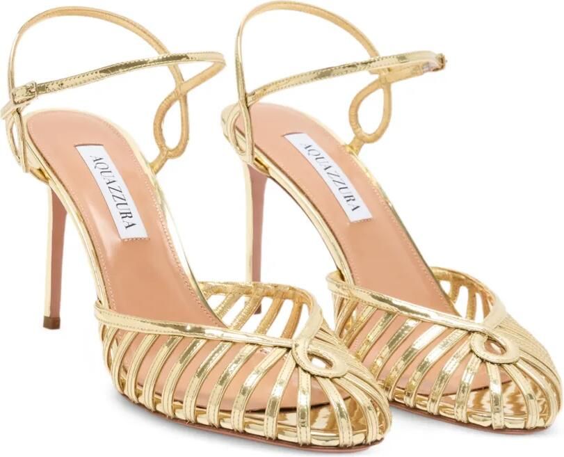 Aquazzura Sweet Surrender pumps 85 Goud - Foto 3