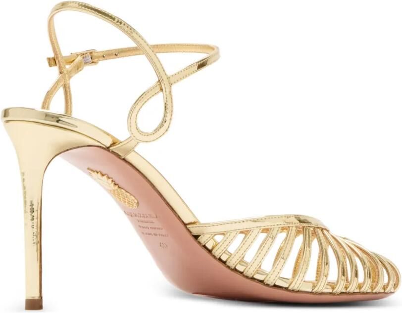 Aquazzura Sweet Surrender pumps 85 Goud - Foto 4