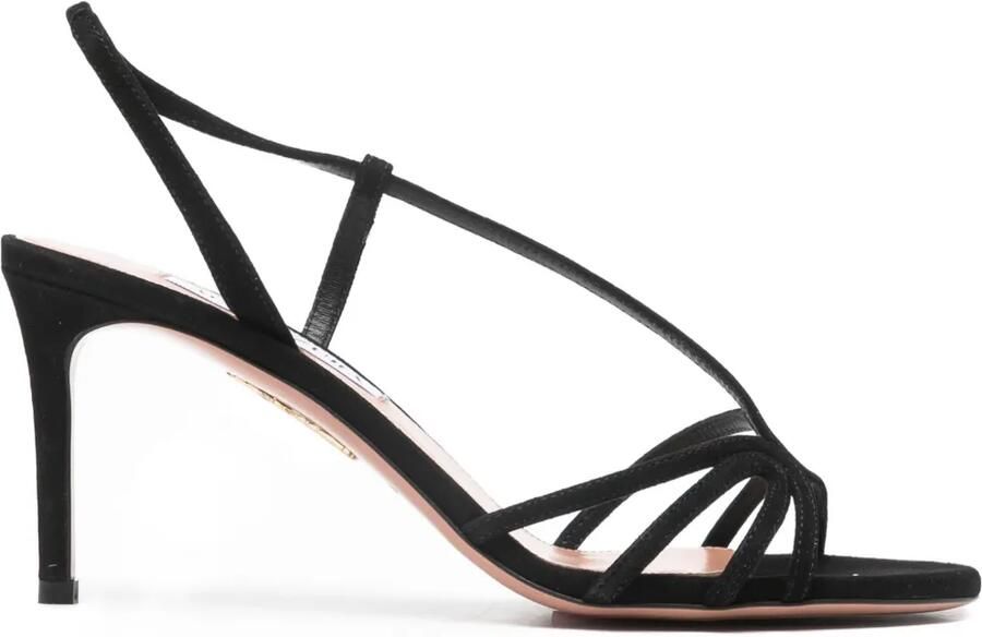 Aquazzura Talk To Me slingback sandalen Zwart