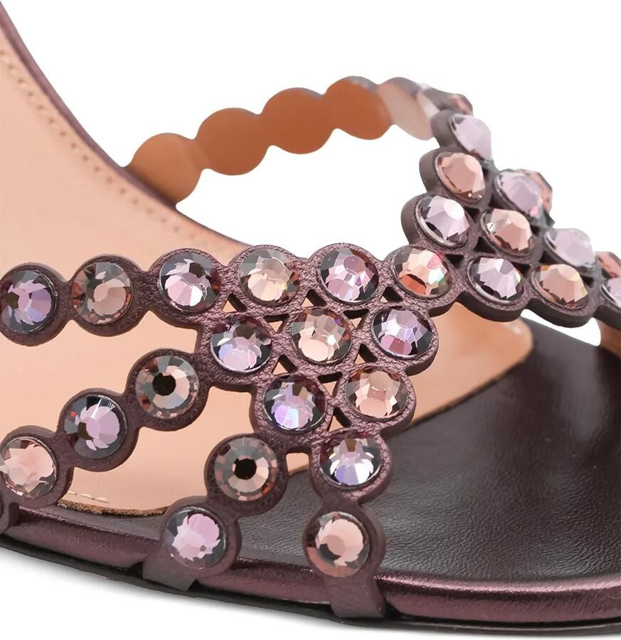 Aquazzura Tequila sandalen met hak en verfraaid met kristallen Bruin - Foto 2