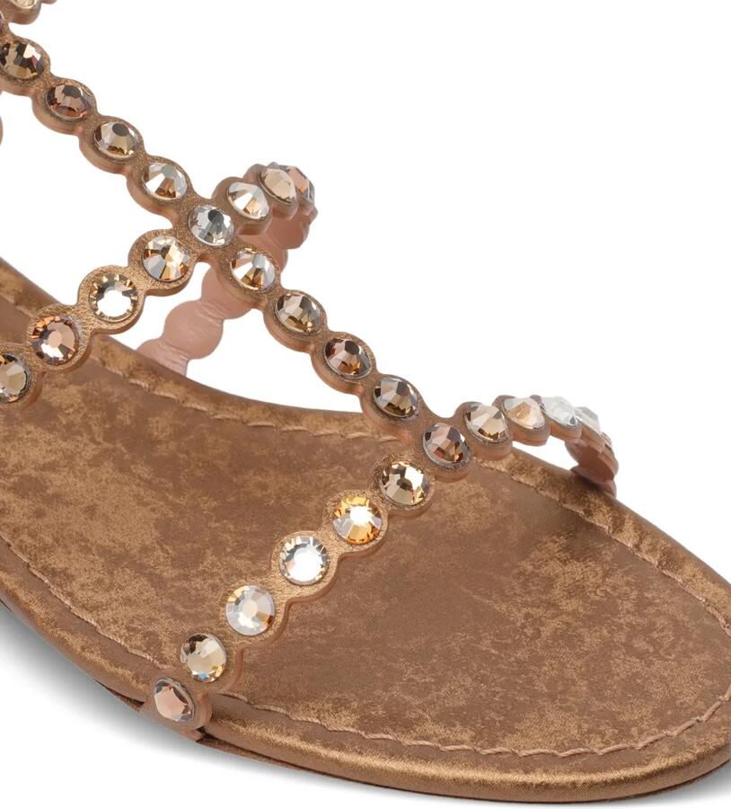 Aquazzura Tequila sandalen met studs Bruin - Foto 2