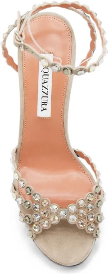 Aquazzura Tequila sandalen verfraaid met kristal Beige - Foto 3