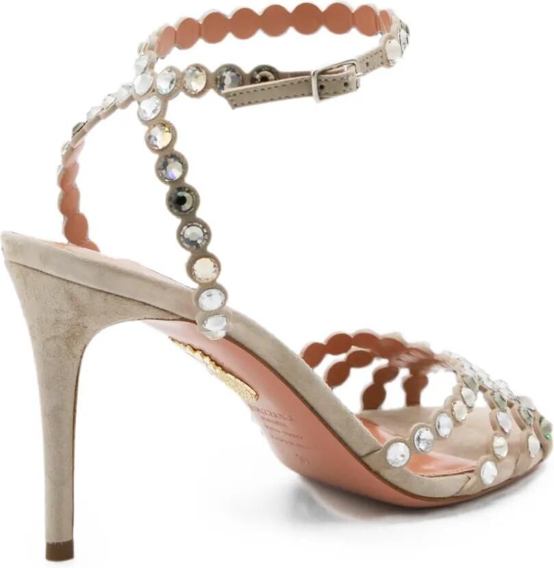 Aquazzura Tequila sandalen verfraaid met kristal Beige - Foto 2