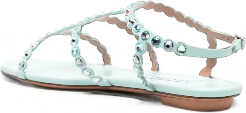 Aquazzura Tequila sandalen verfraaid met kristallen Blauw - Foto 3