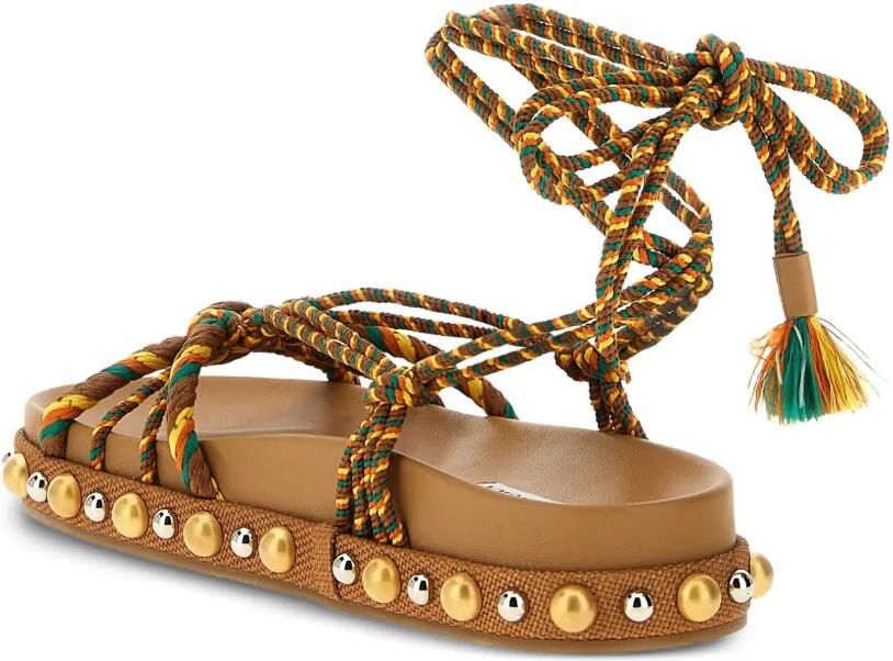 Aquazzura Tropical leren sandalen Bruin - Foto 3