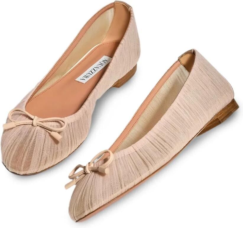 Aquazzura Voile Ballet ballerina's Roze - Foto 3