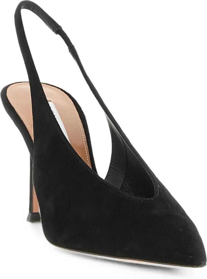 Aquazzura Voltaire slingback pumps Zwart - Foto 3