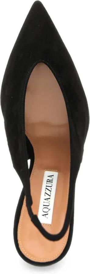 Aquazzura Voltaire slingback pumps Zwart - Foto 4