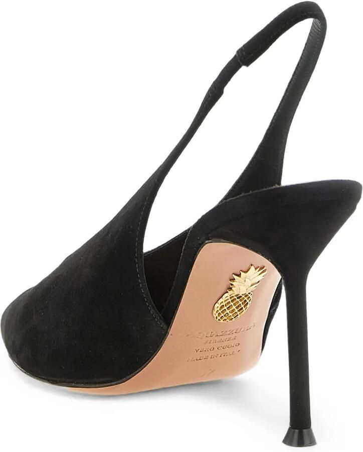 Aquazzura Voltaire slingback pumps Zwart - Foto 2