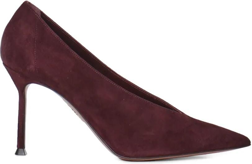Aquazzura Voltaire suède pumps met puntige neus Paars - Foto 2